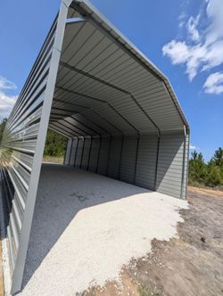 Enclosed RV Camper & Motorhome Carport