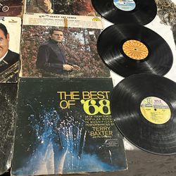 Lot of  24 Vintage Vinyl LP Records – Chet Atkins, B.J. Thomas, Eydie Gormé & More