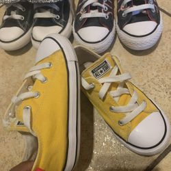Size 10c And 10.5C Converse Perfect For School! $20 Each 