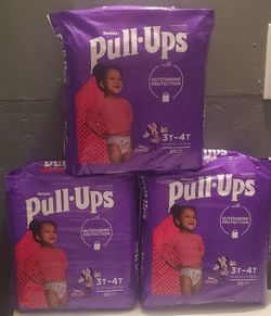 Huggies pull- ups girl size 3T- 4T