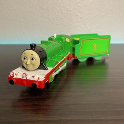 HENRY THE GREEN ENGINE Thomas Friends TOMY Motorized Toy Train 1(contact info removed) WORKING