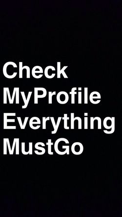 Everything Must Go‼️‼️