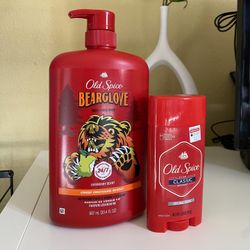 Old Spice Body Wash And Deodorant 