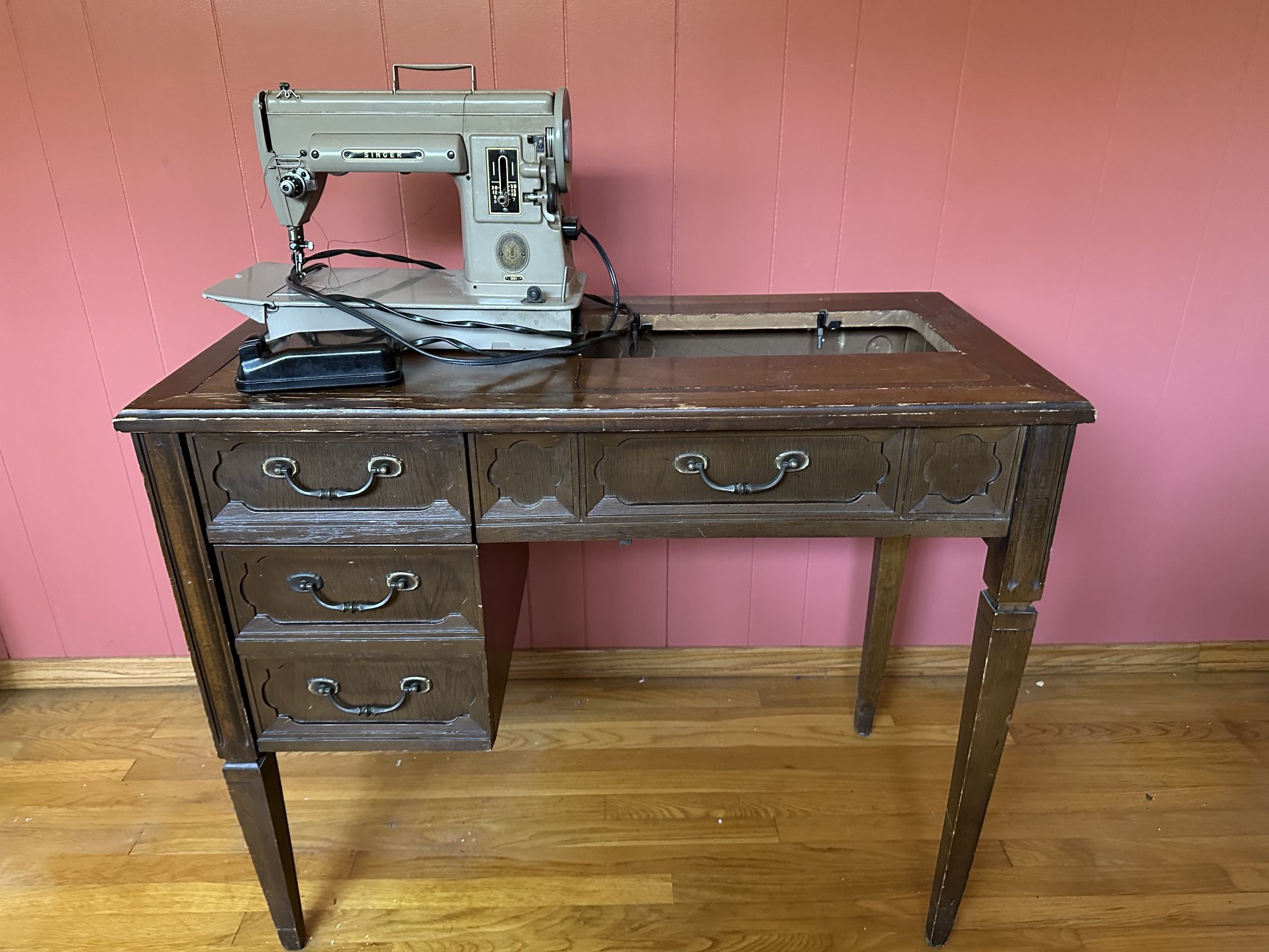 Singer sewing machine from the 50s