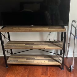 Television Stand With Shelves