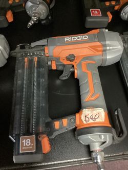 Ridgid Air 18Ga Brad Nailer $60