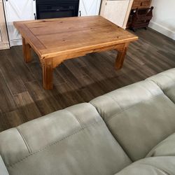 Solid Wood Rustic Coffee Table - Southwestern / Farmhouse Style