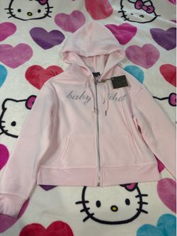 Baby phat baby pink zip up hoodie