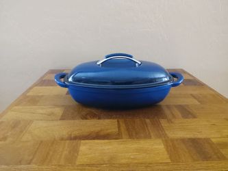 Kitchen Aid Enameled Cast Iron  Casserole Dish With Lid