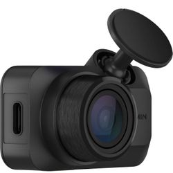 Garmin - Dash Cam Mini 3 Ultracompact 1080p Dash Cam with a 140-degree Field of View and built-in ClarityPolarizer - Black