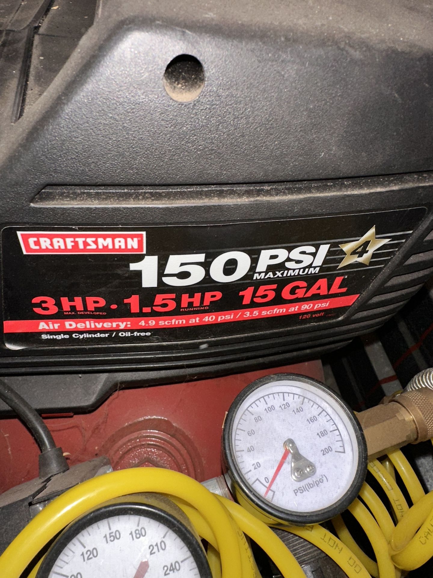 Craftsman 3000PSI Air Compressor Hardly Used.