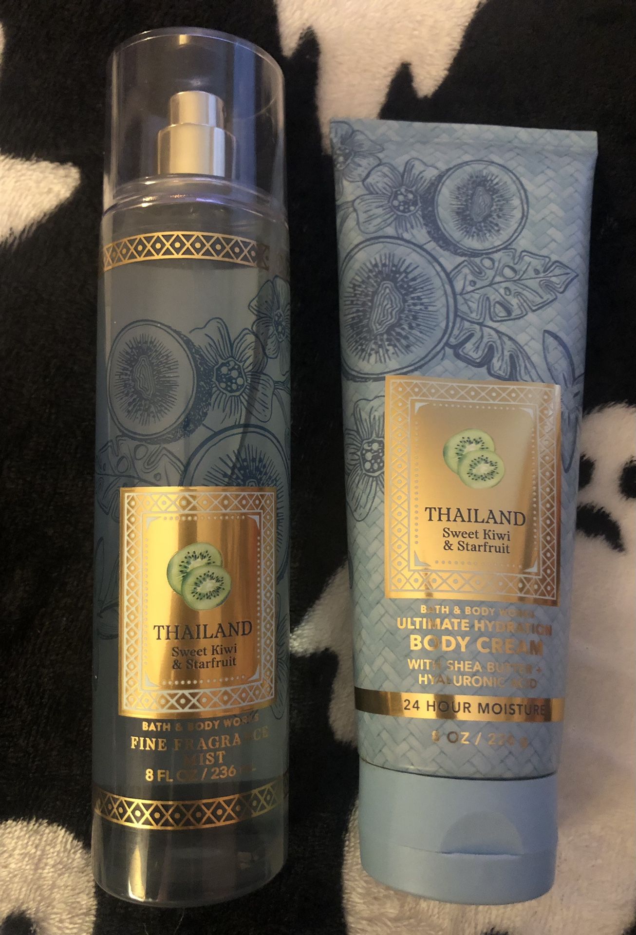 Bath & Body Works Sweet Kiwi & Starfruit Mist & Lotion Set 