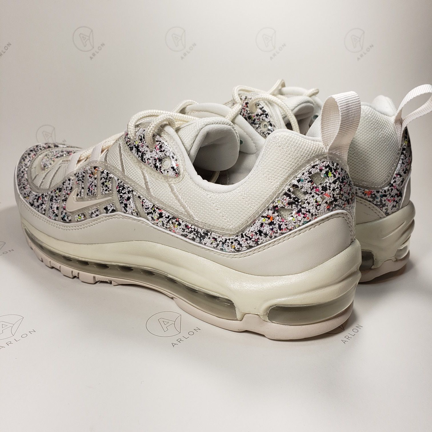 Women's Nike Air Max 98 LX - "Phantom" White/Black (AV4417-002) Size 11