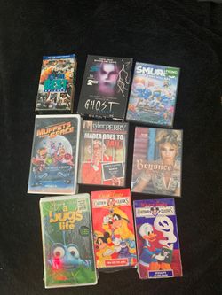 VHS and DVDs