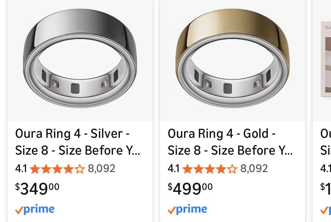 Oura Ring 4 (Brand New)