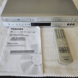 Toshiba DVD/VHS player combo