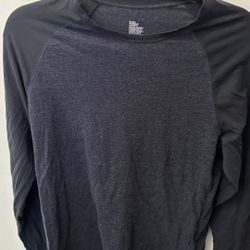 Navy H&M Baseball Tee Size Medium