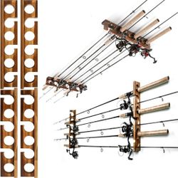 Fishing Pole Rod Racks Wall 