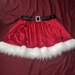 Girls Christmas Skirt