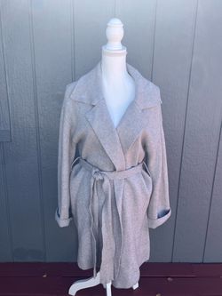 Forever21 Gray Belted Coat