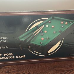 27” Tabletop Pool- Free