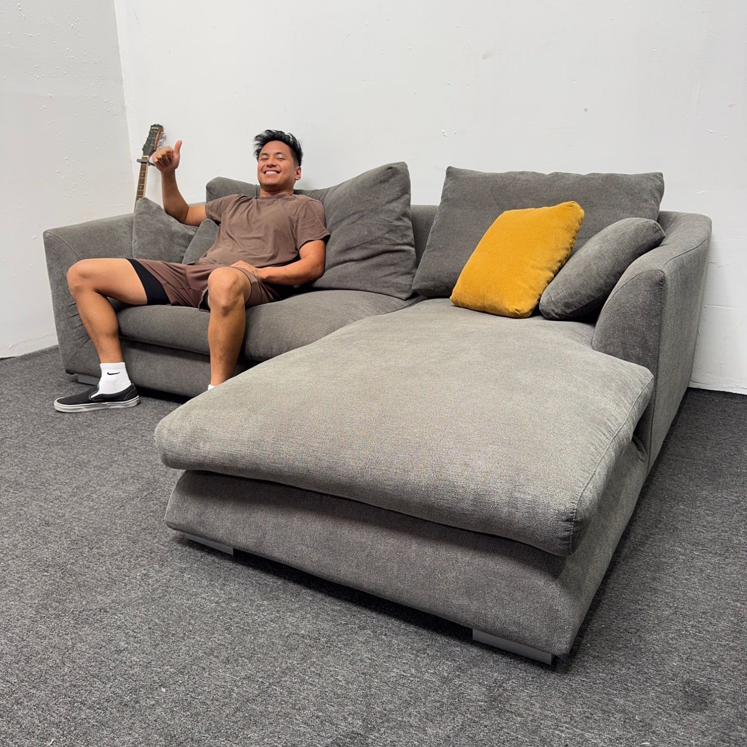 Mario Capasa Feathers Sectional Couch by Valyou *Rare Find*