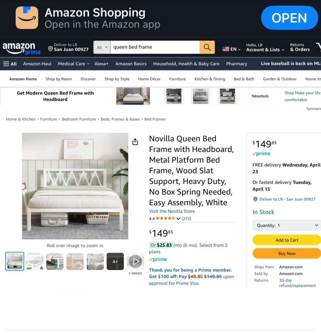 Bed Frame Queen