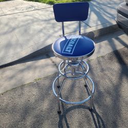 Kobalt Adjustable Hydraulic Stool, Blue