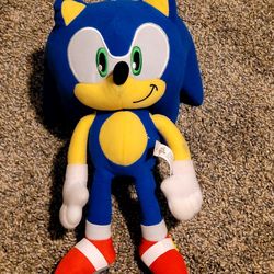 Dave And Busters Sonic The Hedgehog Plushie