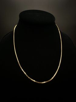 16" GOLD BOX LINK CHAIN #34913