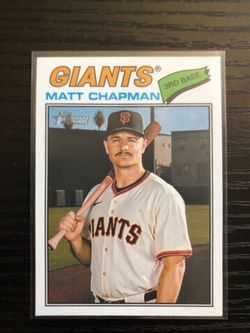 Matt Chapman 2026 Topps Heritage Base Card #114