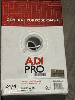 1000 Ft CAT 6 Plenum cable