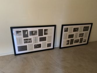 21.5” X 31.5” Set Of 2 Collage Picture Frames