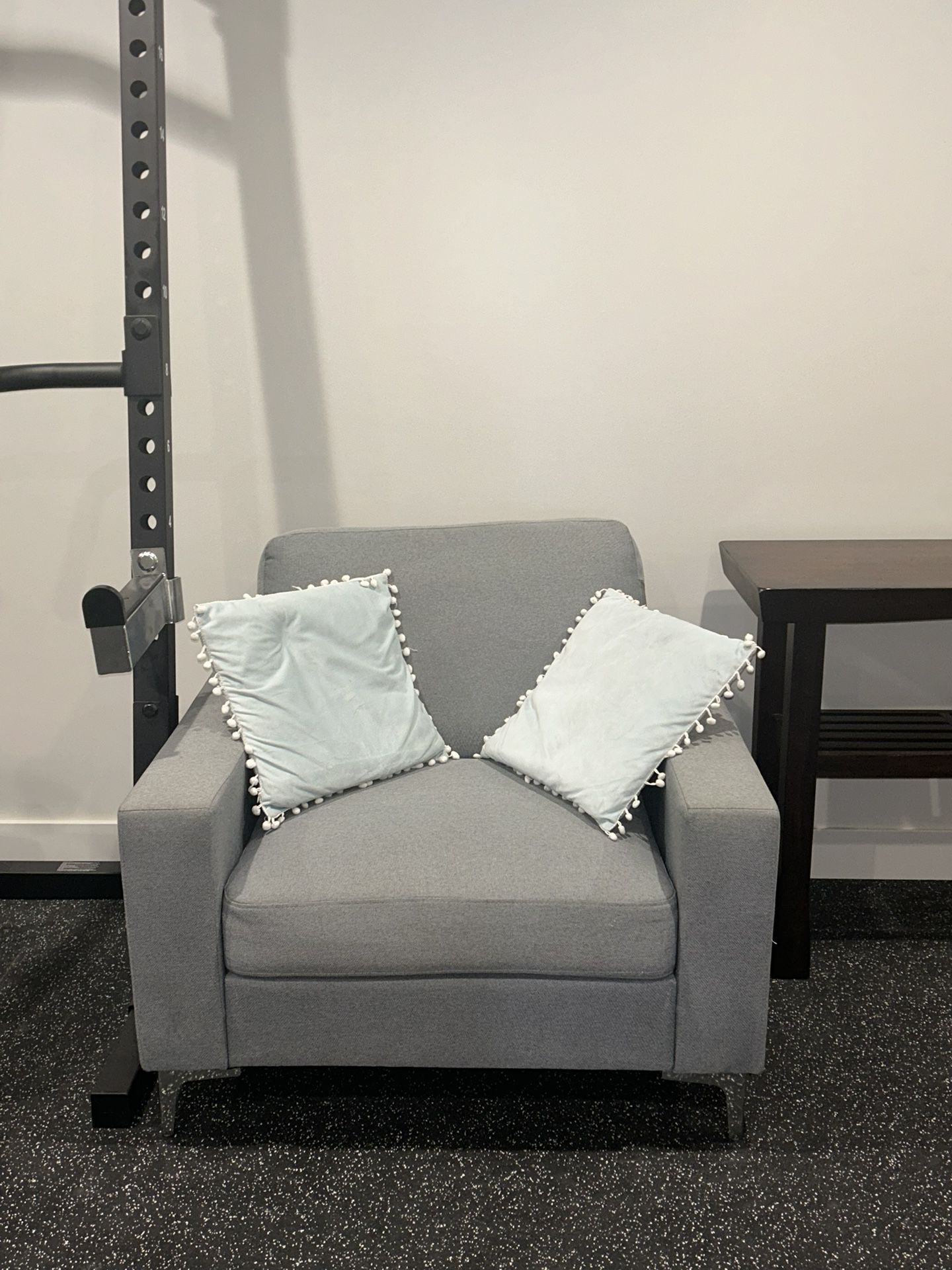 Gray Arm Chair 