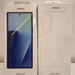 Samsung Galaxy Z Fold7 Clear Case and Anti-Reflecting Film