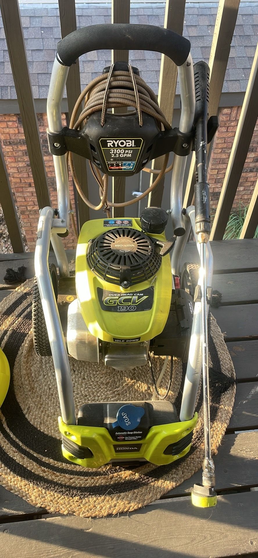 Ryobi pressure washer and surface cleaner