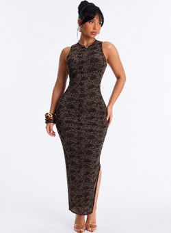 Leopard print dress (medium)