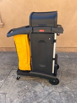 New Rubbermaid high-security janitor cart commercial asking $225