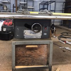 10”  Rockwell /Delta  Contractor  Table Saw