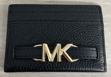 Michael Kors Mk Logo Wallet in Signature Canvas With Leather Trim (PO1022061)