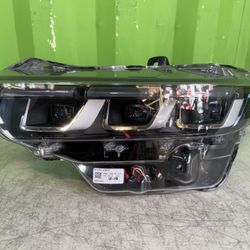 2024 2025 FORD MUSTANG LEFT DRIVER SIDE LED CHROME HEADLIGHT OEM