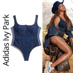Ivy Park Denim Shorts & Bodysuit 