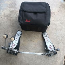 Pearl P2052C Eliminator Redline Chain Drive Double Bass Drum Pedal excelent condition 