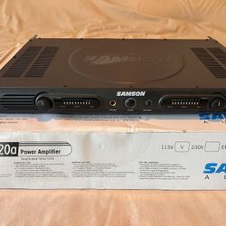 Samson Servo 120a Power Amplifier.  NICE!