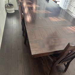 Dining Table 4 Chairs And Bench