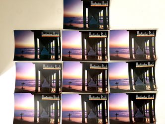 Huntington Beach Surf City Postcards -10 New