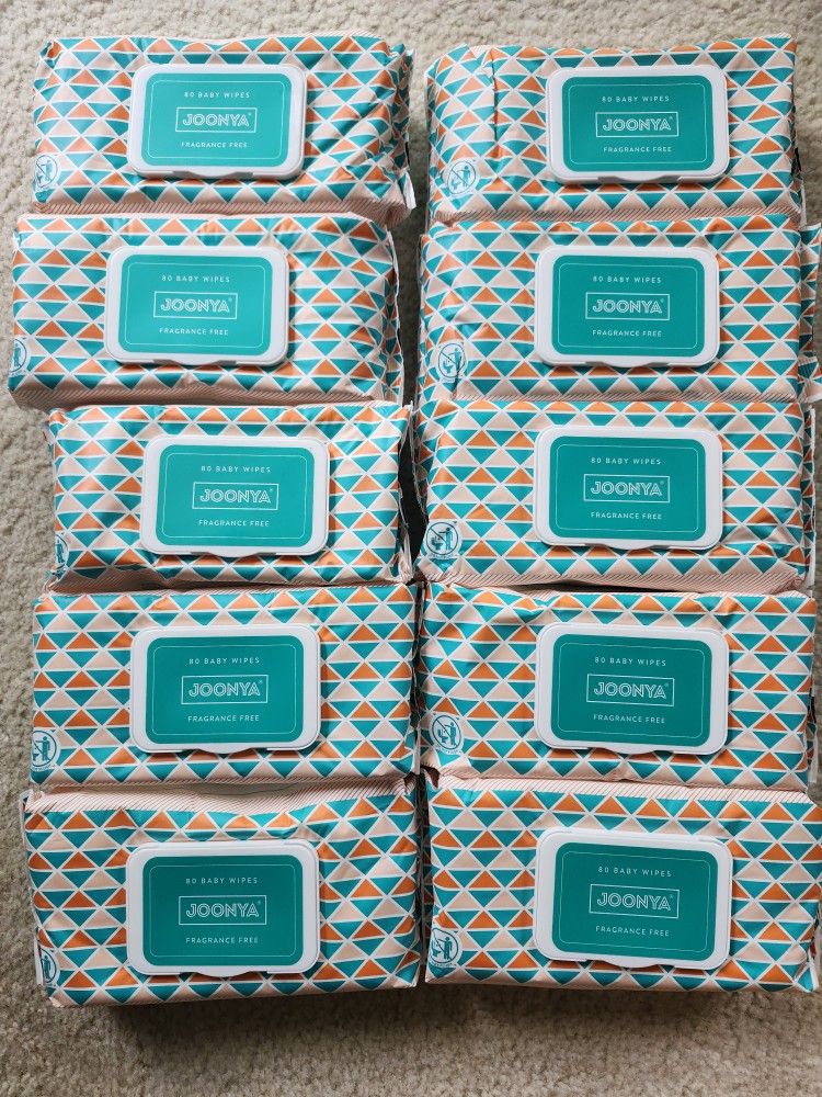 Joonya 80 Baby Wipes Fragrance Free