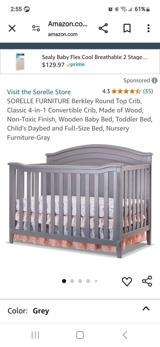 SOELLE 4 IN 1 BABY CRIB
