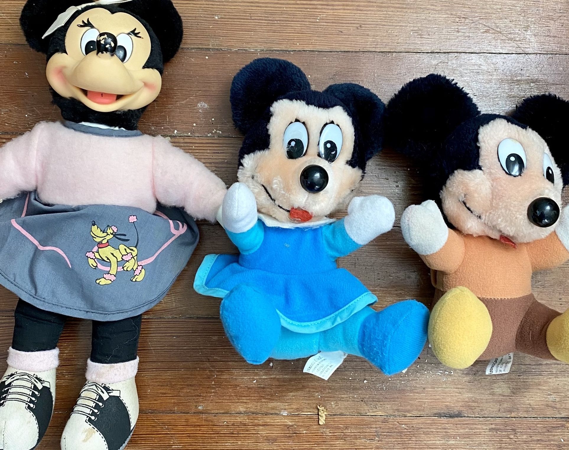 Mickey and Mini Mouse Collectible Stuffed Dolls