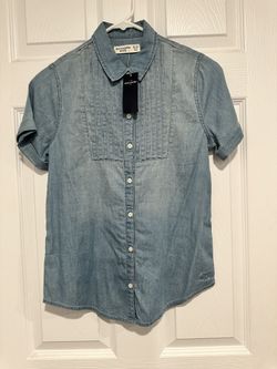 New! Abercrombie Kids Jean Style Top